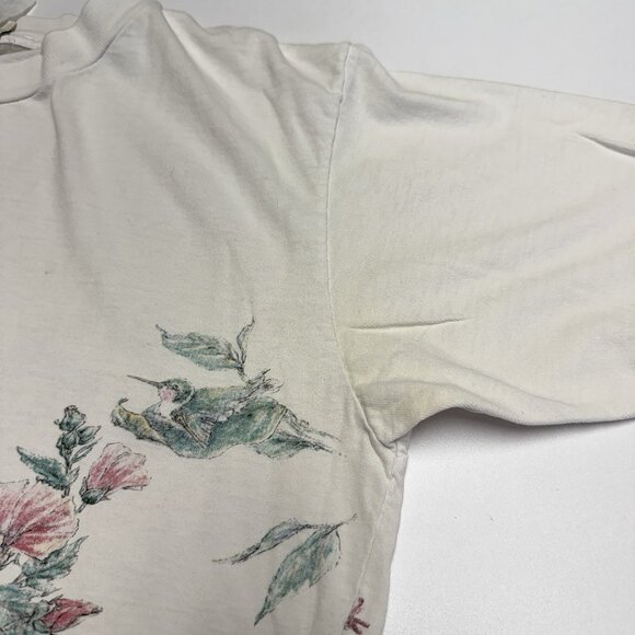 Vintage Northern Reflections T Shirt Medium 21.5x25 Humming Bird Nature 90s Y2K - Picture 6 of 13